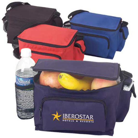 6-Pack Cooler with Bottle Holder - Bags