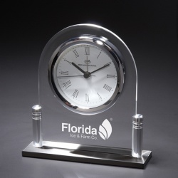Acrylic Arch Desktop Clock