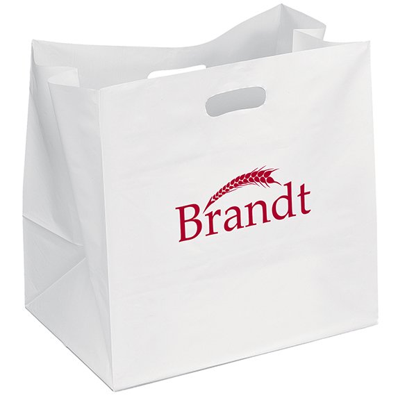 High-Density White Die Cut Handle Bag - Bags