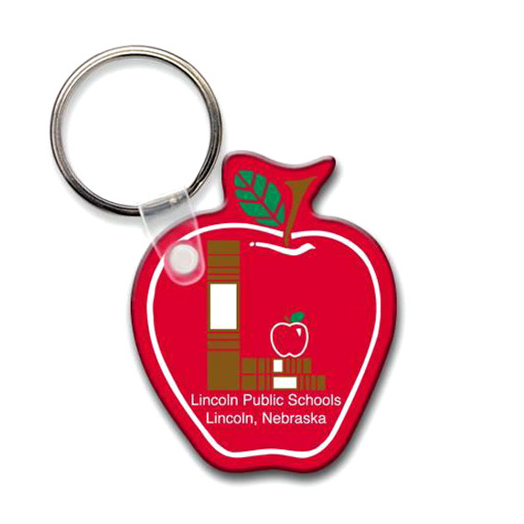 Apple-Shaped Key Tag - Travel Accessories & Luggage