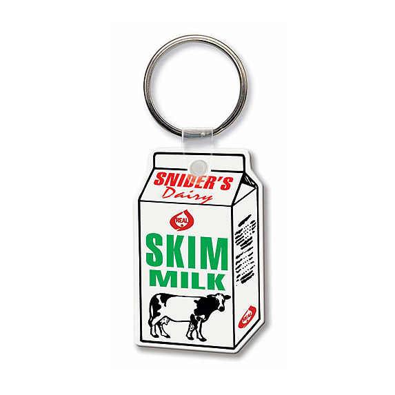 Milk Carton Key Tag - Travel Accessories & Luggage