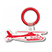 Helicopter Key Tag - Travel Accessories & Luggage