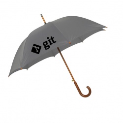 Umbrella with Wood Handle