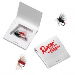Matchbook with 3 Fly Fishing Lures