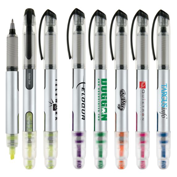Slim Combo Pen & Highlighter  - Pens Pencils Markers