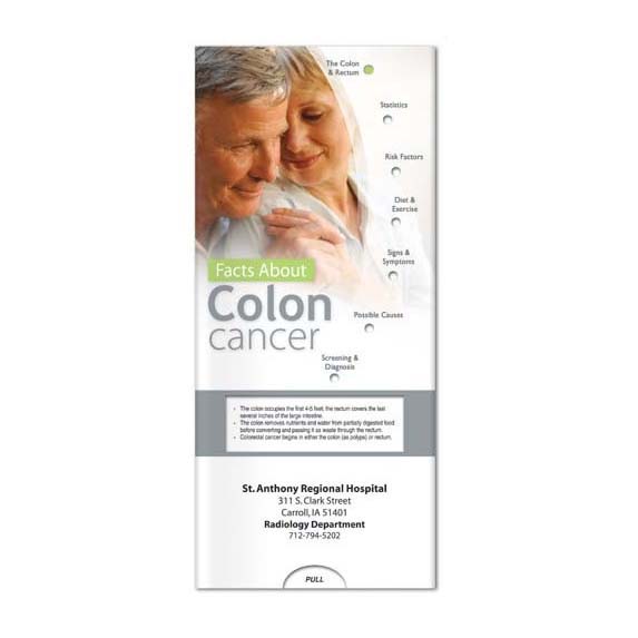 Colon Cancer Pocket Slider - Health Care & Safety Fitness Products