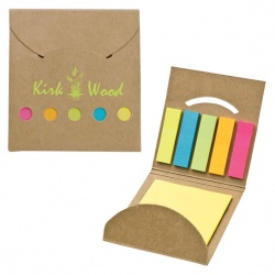 Multicolor Recycled Notepad Flag Set