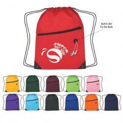 Sports Backpack with Front Zipper
