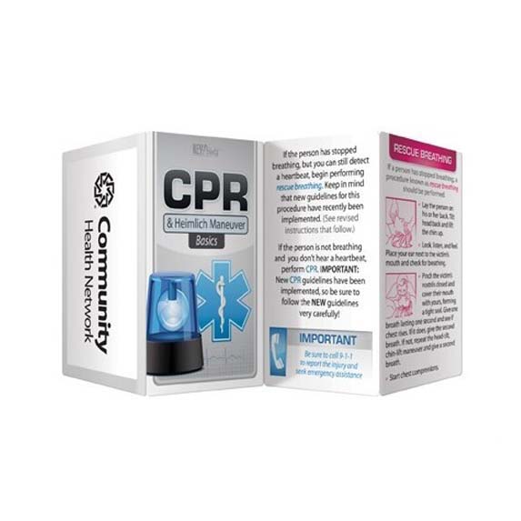 CPR and Heimlich Maneuver Basics Brochure - Health Care & Safety Fitness Products