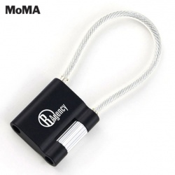 MoMA Aluminum Cable Keychain