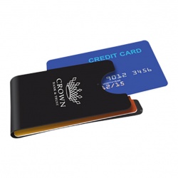 Inside-Clip Metal Card Wallet