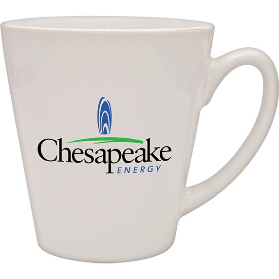 12 oz. Ceramic Cafe Mug - Mugs Drinkware