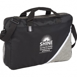 Convention Briefcase with Zippered Outer Pocket