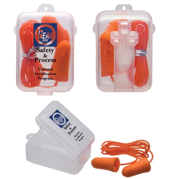 Corded Foam Earplugs & Case - Health Care & Safety Fitness Products