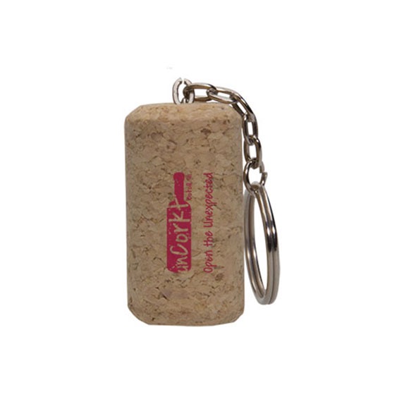 Wine Cork Keytag - Travel Accessories & Luggage