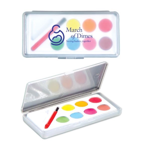 7 Color Watercolor Paint Set - Puzzles, Toys & Games