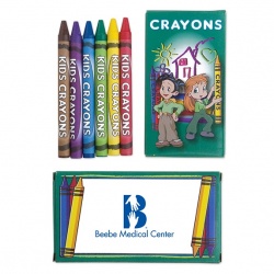 6 Pack Kids Crayons