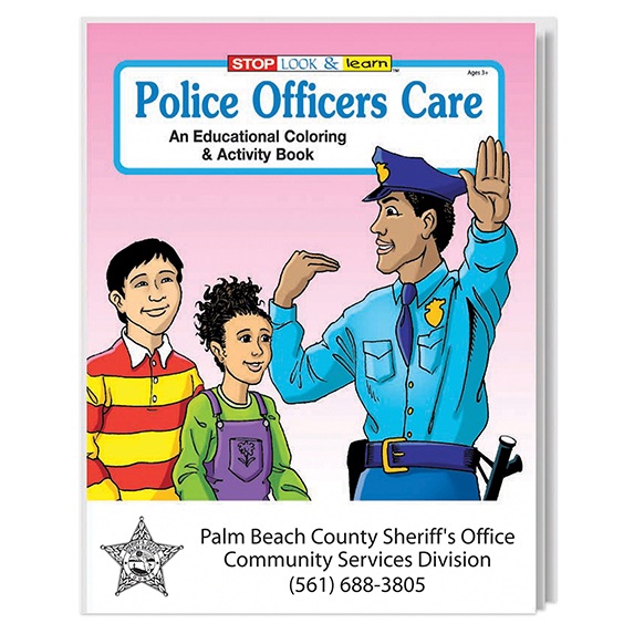 Police Officers Coloring & Activity Book - Puzzles, Toys & Games