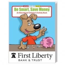 Be Smart, Save Money Coloring Book