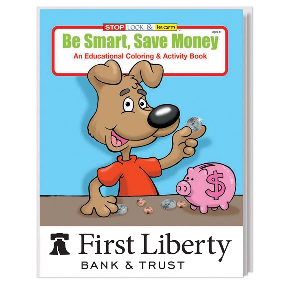 Be Smart, Save Money Coloring Book - Puzzles, Toys & Games