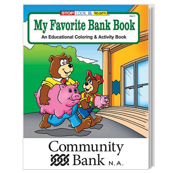 My Favorite Bank Coloring Book - Puzzles, Toys & Games
