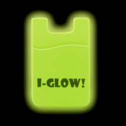Glow-n-the-Dark Silicone Phone Wallet