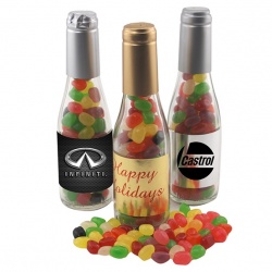 Small Champagne Bottle with Jelly Beans