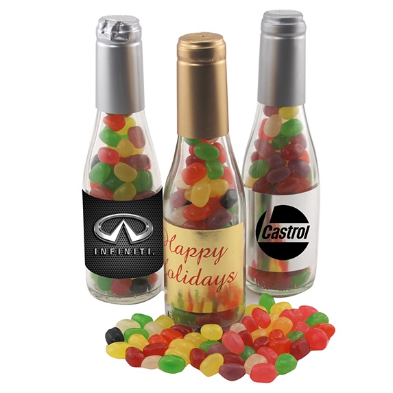 Small Champagne Bottle with Jelly Beans - Food, Candy & Drink