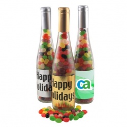 Large Champagne Bottle with Jelly Beans