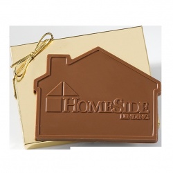 3.2 oz House Shaped Chocolate in Gift Box