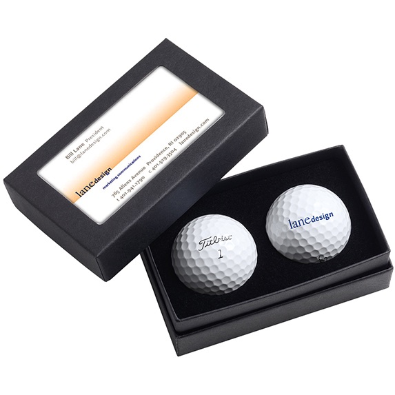Titleist 2-Ball Business Card Box - Pro V1 - Outdoor Sports Survival