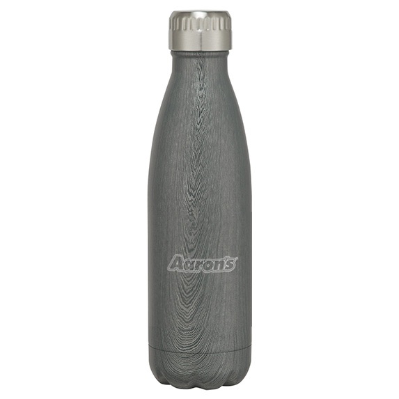 16 Oz. Swig Stainless Steel Woodtone Bottle - Mugs Drinkware