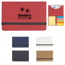 Sticky Notes and Flags in Paperboard Business Card Case