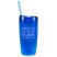 16 Oz. Double Wall Tumbler with Straw - Mugs Drinkware
