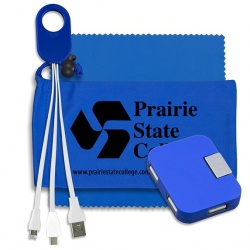 Mobile Tech Charging Kit with 4 Port USB Hub
