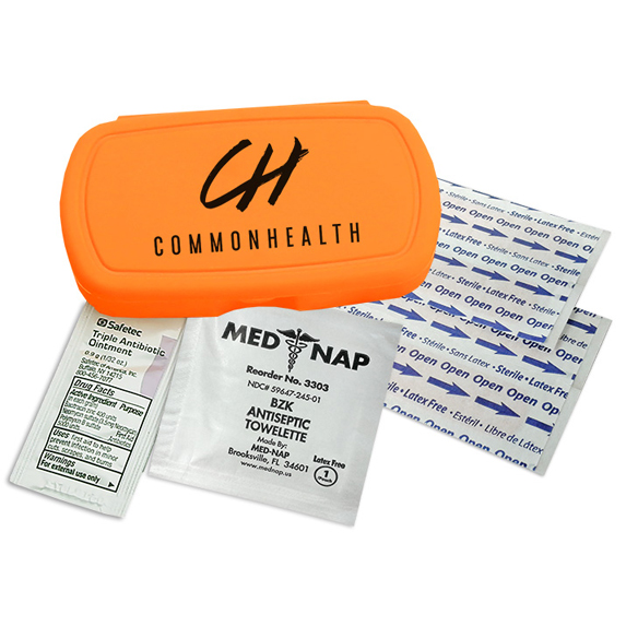 Oval Compact First Aid Kit - Health Care & Safety Fitness Products