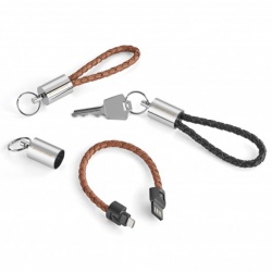 2-IN-1 CHARGING/DATA TRANSFER CABLE/KEY RING