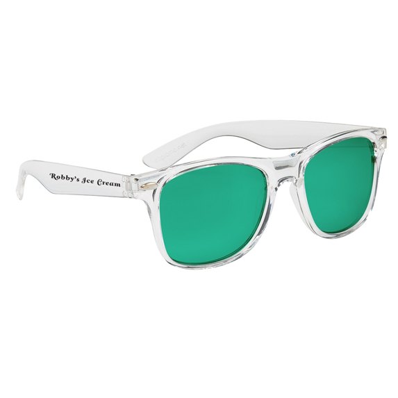 Crystalline Mirrored Malibu Sunglasses - Outdoor Sports Survival