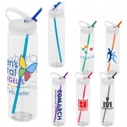 Water Bottle with Flip Up Spout - 21 Oz