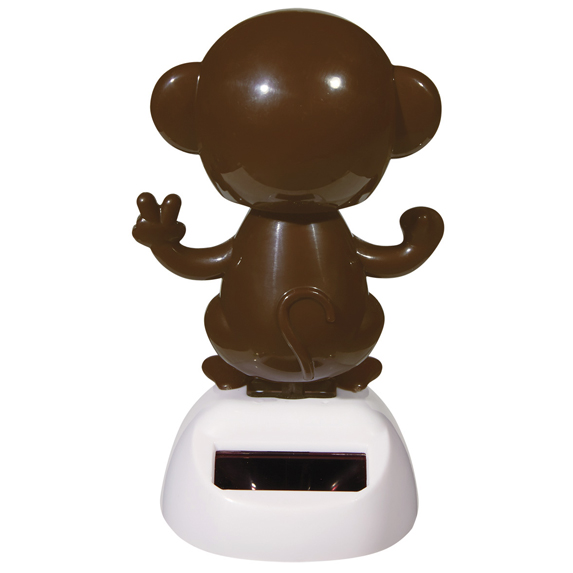 solar monkey toy