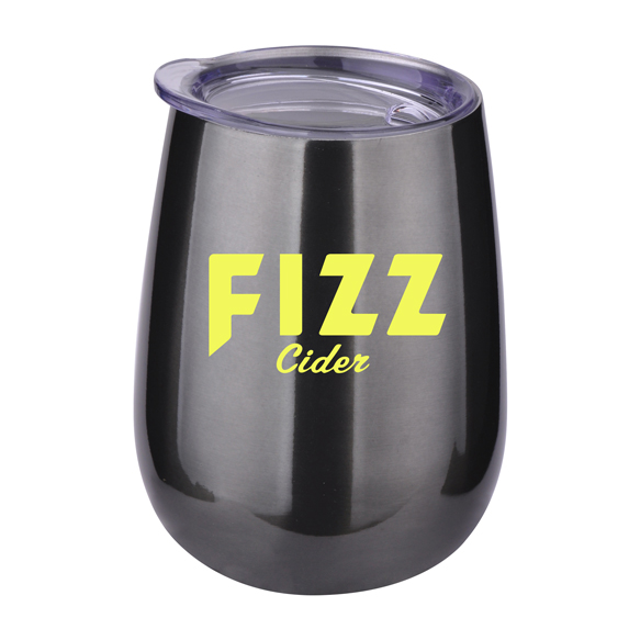 10oz Stainless Steel Stemless Wine Glass - Mugs Drinkware