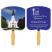 Religious Sandwich Hand Fan with Spot Color on Second Side - Travel Accessories & Luggage