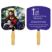 Religious Sandwich Hand Fan with Spot Color on Second Side - Travel Accessories & Luggage