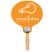 Round Sandwich Hand Fan with Spot Color on Both Sides - Travel Accessories & Luggage