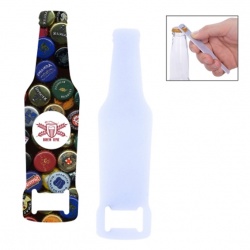 Full Color Bottle Shaped Bottle Opener