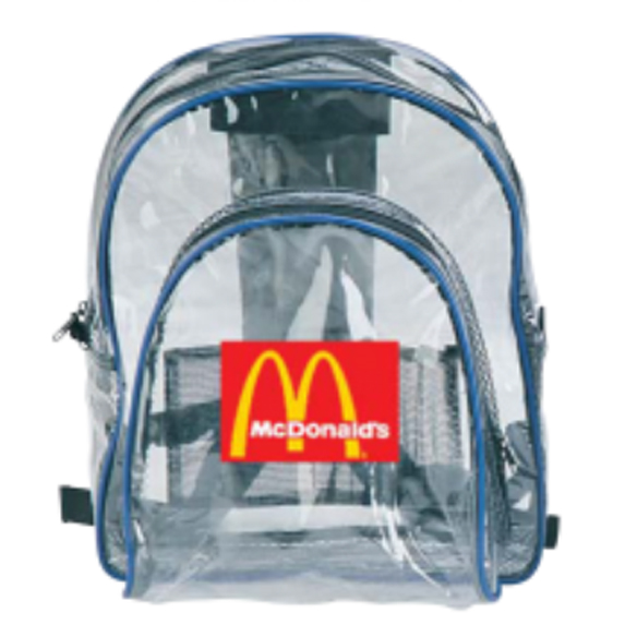 Clear Backpack with Organizer - Bags