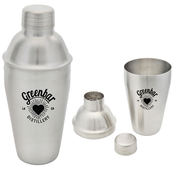 18 Oz Cocktail Shaker with Strainer Lid - Mugs Drinkware