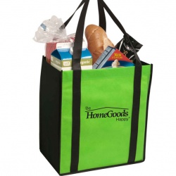 Non-Woven Two-Tone Grocery Tote