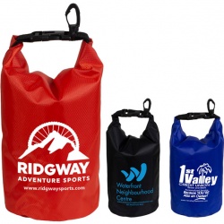 2.5L Water Resistant Dry Bag with Clear Pocket Window