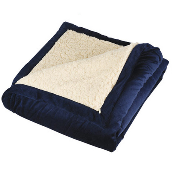 50 x 60 Micro Mink Sherpa Blanket with Hidden Zipper 38990